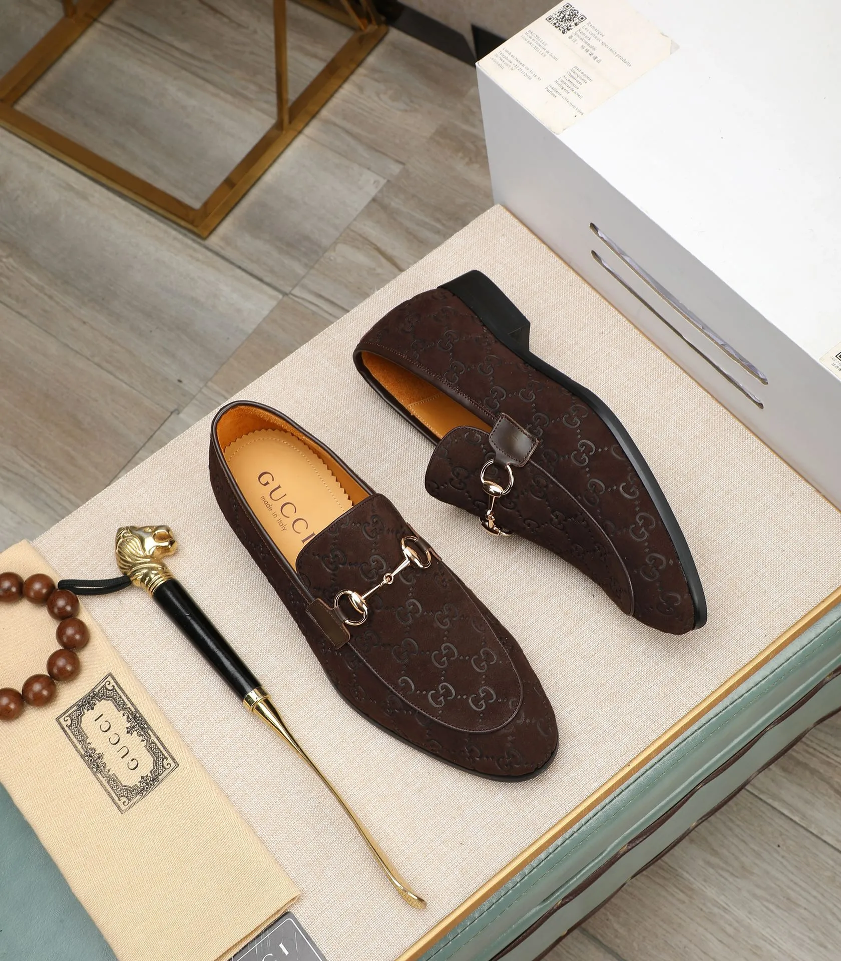 Men's shoes💰540📛📛Original (water-dyed cowhide) Gucci GUCCI official website formal shoes🌀 Italian🇮🇹imported cowhide➕top imported water-dyed cowhide lining💋Finely handmade original bottom, the real thing looks better when photographed in person Standard size 38-44